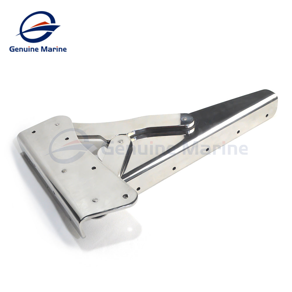 Genuine Marine Heavy Duty Boat Hinge Stainless Steel 316L Marine Hinges for Boat Yacht Folding Seat A Pair 2Pcs Left & Right